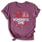Christmas Vacation T-Shirt – It’s the Most Wonderful Time of the Year Vintage Holiday Tee, Matching Family Winter Travel Shirt