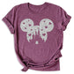 Glitter Mickey Minnie Couple Shirt – Disney Valentine Family Tee