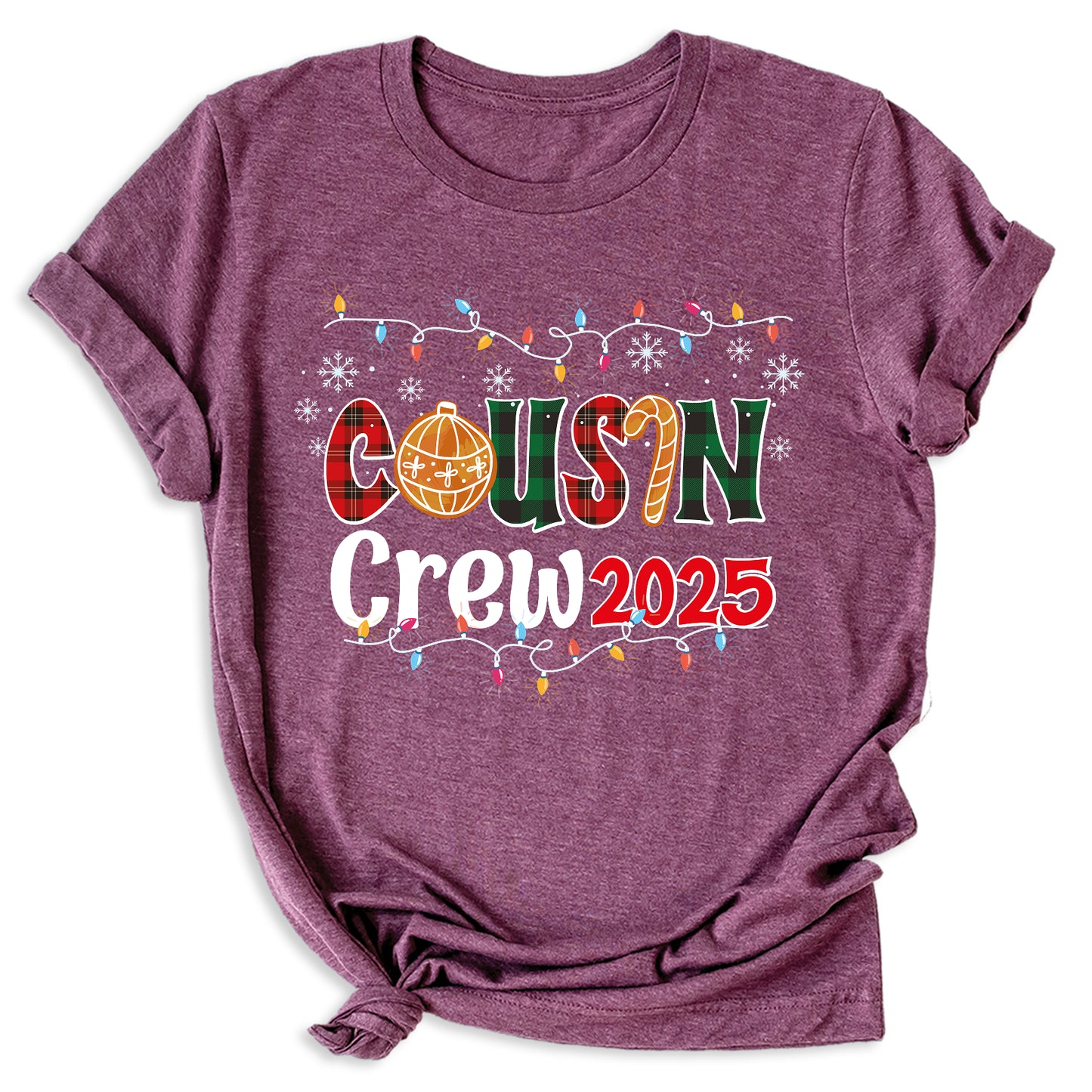 Cousin Crew 2025 Christmas Shirt – Matching Family Holiday Tee, Christmas Cousins T-Shirt