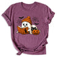 Reading Ghost Halloween Shirt – Book Lover Spooky Season Tee