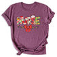 Christmas Nurse Shirt – Nursing Santa Hat Tee, Cute Xmas Bow Top, Nurse Appreciation Holiday Gift