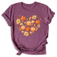 Thanksgiving Pumpkin Heart Shirt – Fall Harvest Graphic Tee
