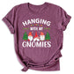 Hanging With My Gnomies Christmas Shirt – Cute Gnome Holiday Tee, Family Matching Xmas T-Shirt, Santa Gnome Party Shirt