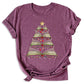 Books Tree Christmas Shirt – Book Lover Holiday Bookworm Tee