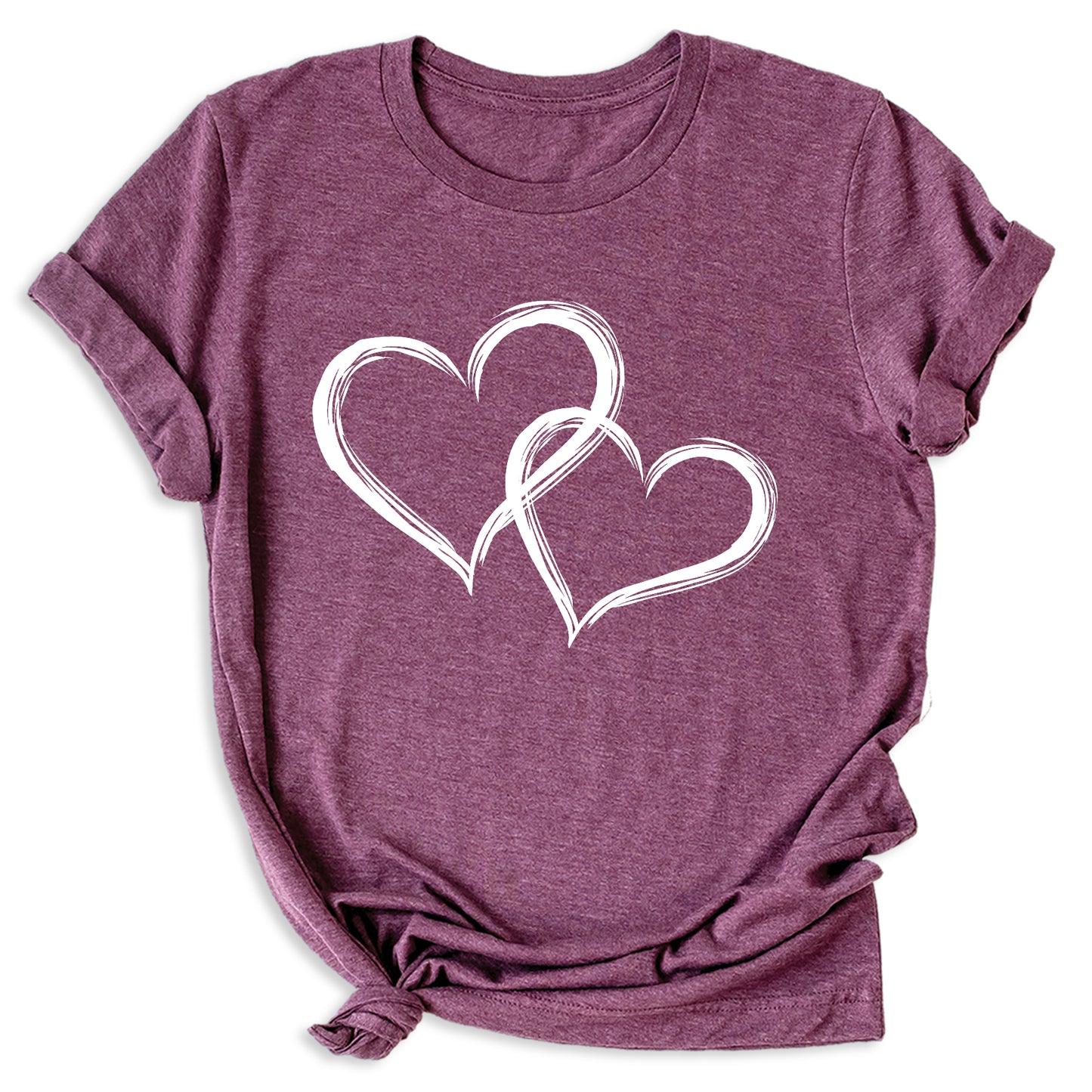 Valentine’s Day Heart Shirt – Retro Love Tee for Couples & Women