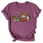 Christmas Latte Coffee T-Shirt – Holiday Coffee Lover Tee, Cute Xmas Shirt with Mugs & Christmas Tree Design