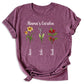Personalized Birth Month Flower Mom Shirt – Custom Mama’s Garden Tee with Kids Names