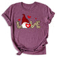 Love Buffalo Plaid Gnome Valentine Shirt Cute Red Heart Tee