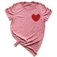 Red Roses Heart Shirt – Valentine Floral Love Tee for Women
