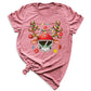 Football Christmas Shirt – Sports Xmas Lights Tee for Game Day
