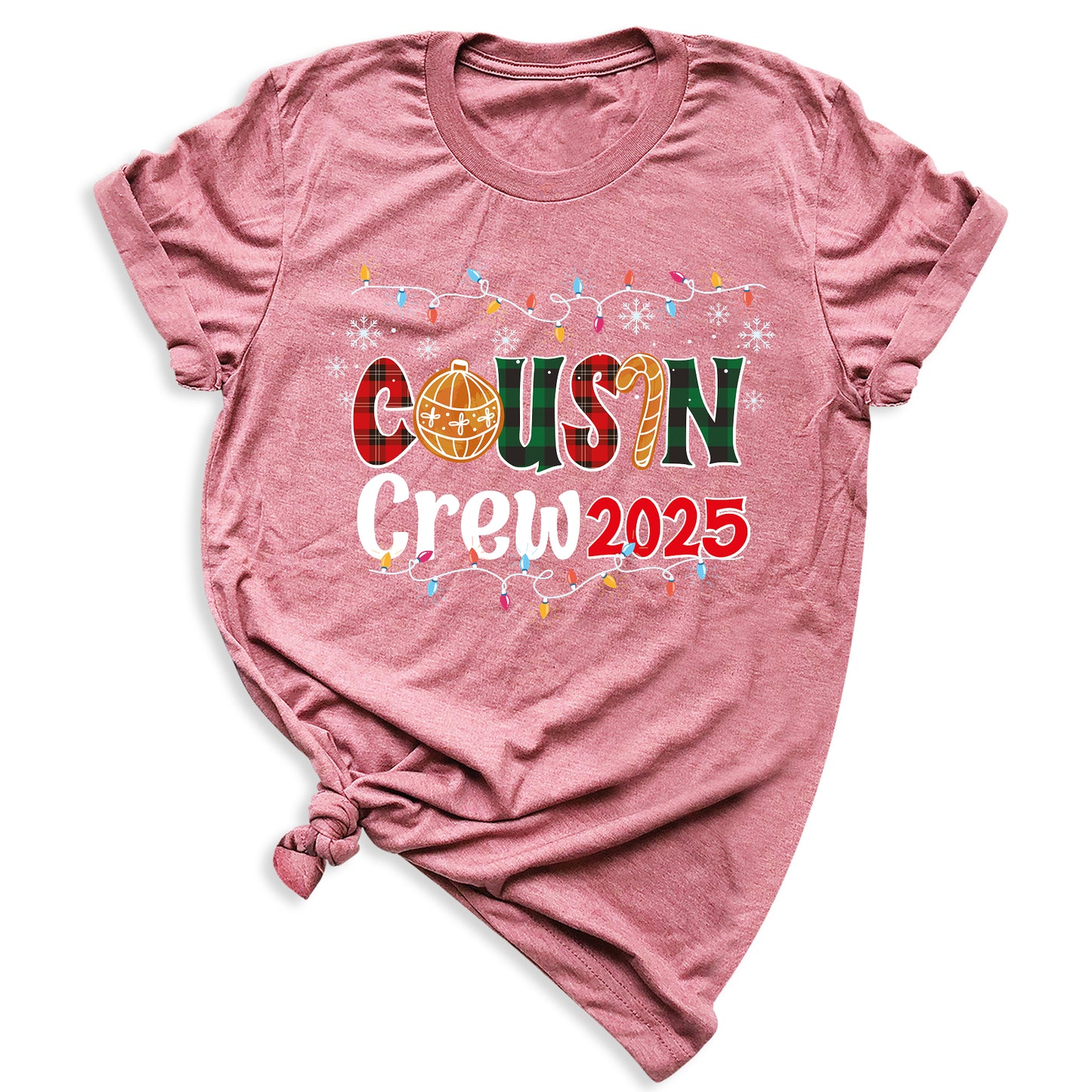 Cousin Crew 2025 Christmas Shirt – Matching Family Holiday Tee, Christmas Cousins T-Shirt
