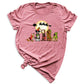 Christmas Dog Shirt – Santa Reindeer Dog Lover Holiday Tee