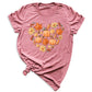 Thanksgiving Pumpkin Heart Shirt – Fall Harvest Graphic Tee