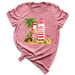 Beach Party Christmas Shirt – Santa Surfing Holiday Tee