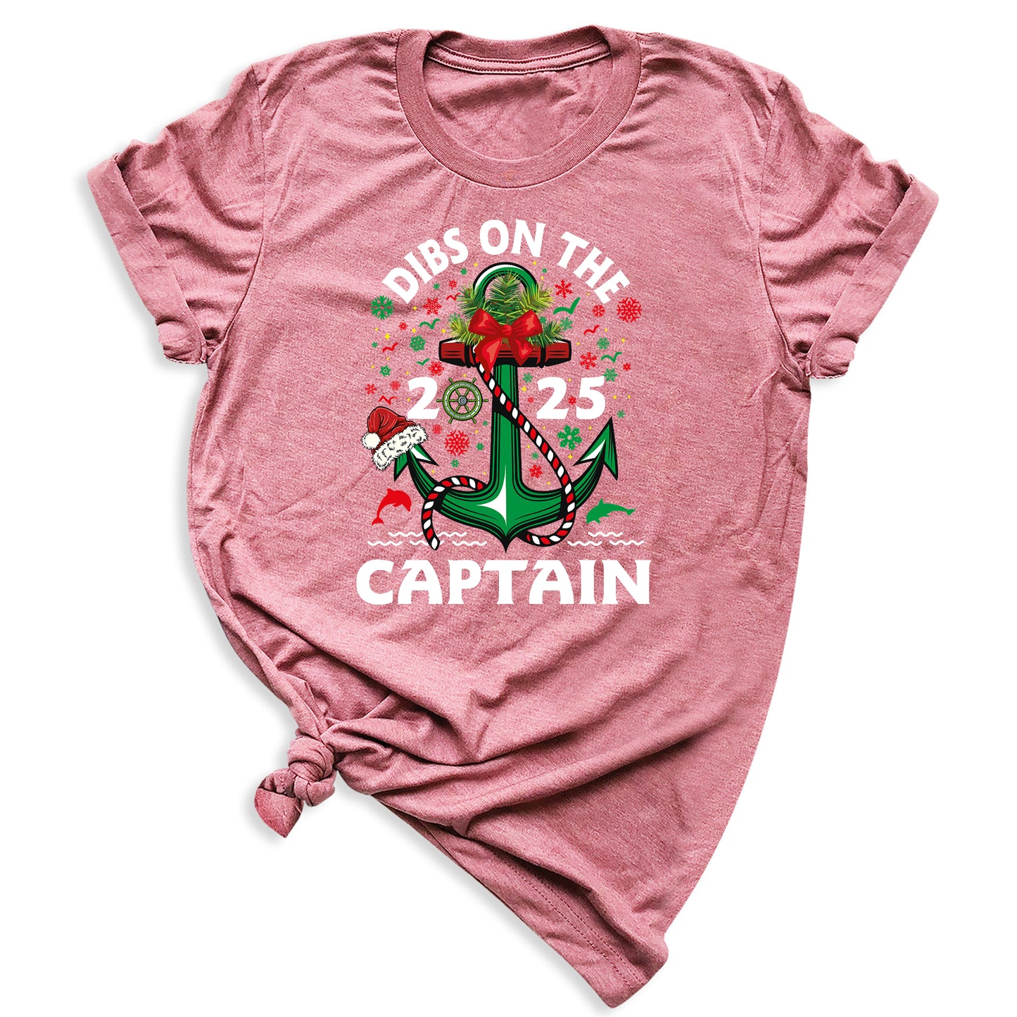 Christmas Dibs on the Captain Shirt – Nautical Christmas Tee for Boat Lovers | Captain Cruise Holiday T-Shirt 2025