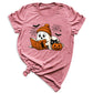 Reading Ghost Halloween Shirt – Book Lover Spooky Season Tee
