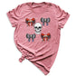 Halloween Skeleton Shirt with Bow – Halloween Party Tee for Girls