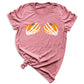 Skeleton Hand Bra Pumpkin Shirt – Funny Halloween Tee | Women’s Spooky Season Shirt