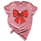 Coquette Christmas Bow Shirt – Cute Retro Holiday Tee for Women, Xmas Gift Top, Merry Christmas Coquette Style