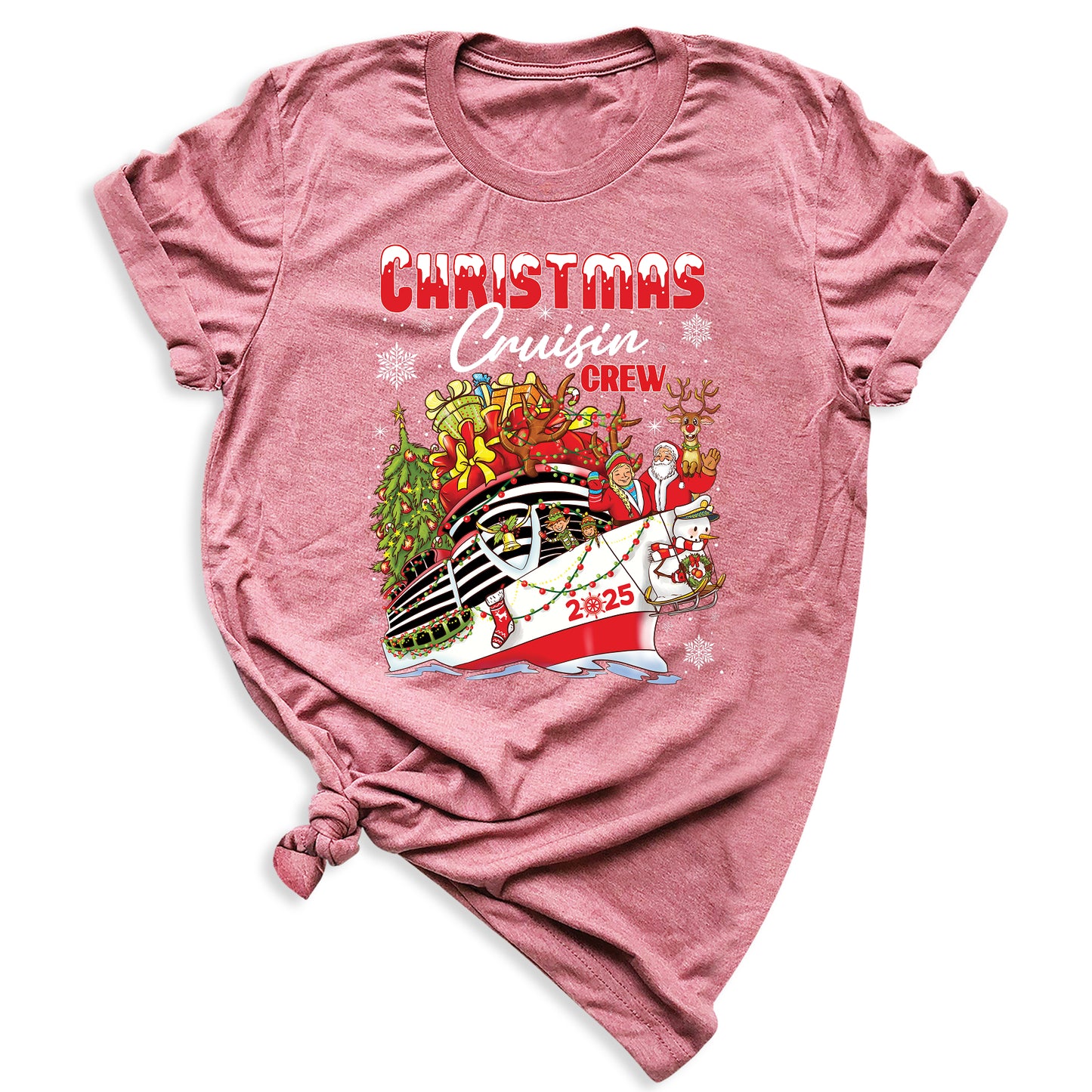 Christmas Cruisin Crew 2025 Shirt – Family Vacation Cruise Tee