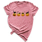 Halloween Pumpkin Cat Shirt – Cute Fall Shirt, Pumpkin Face Tee, Spooky Season Shirt for Halloween Party & Autumn Outfits