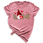 Love Buffalo Plaid Gnome Valentine Shirt Cute Red Heart Tee