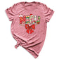 Christmas NICU Nurse Shirt – ICU Holiday Tee, Nursing Santa Hat & Bow Shirt, Merry Xmas Nurse Top