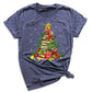 Christmas Books Tree Shirt – Book Lover Holiday Tee, Reading Xmas Top for Teachers, Students & Librarians