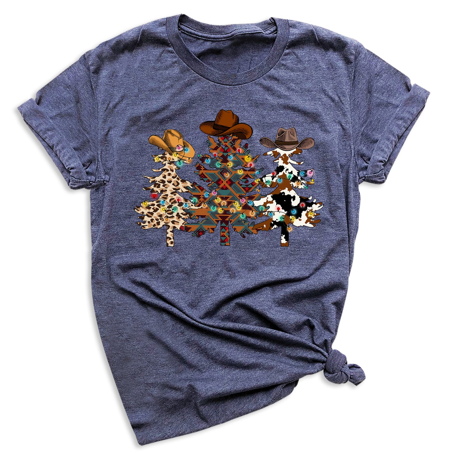 Christmas Cowboy Shirt – Western Santa Holiday Party Tee