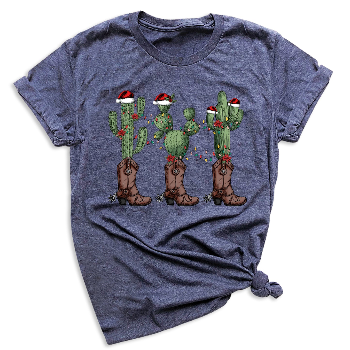 Christmas Cacti Shirt – Cowboy & Cowgirl Western Holiday Tee
