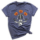 Funny Skeleton Yoga Halloween Shirt – Spooky Season Pumpkin Tee