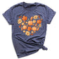 Thanksgiving Pumpkin Heart Shirt – Fall Harvest Graphic Tee