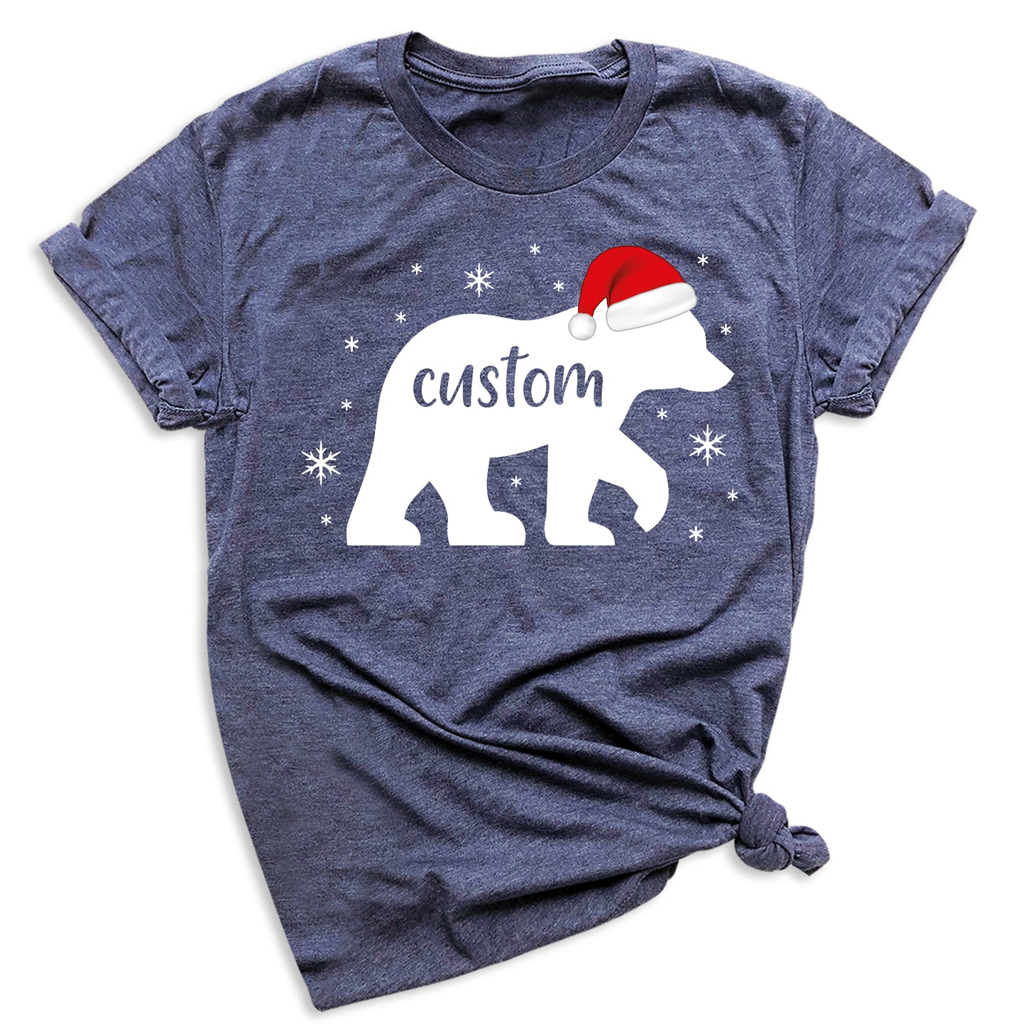 Matching Family Bear Christmas Shirts – Custom Holiday Bear Tees for Mom, Dad & Kids | Personalized Xmas Family Outfits