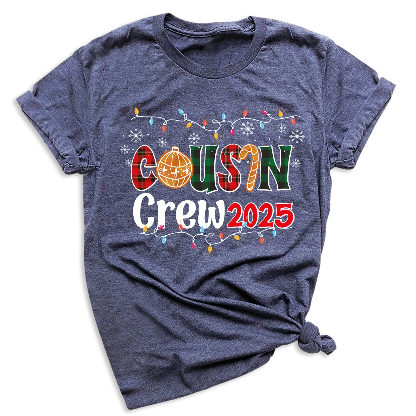 Cousin Crew 2025 Christmas Shirt – Matching Family Holiday Tee, Christmas Cousins T-Shirt