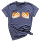 Skeleton Hand Bra Pumpkin Shirt – Funny Halloween Tee | Women’s Spooky Season Shirt