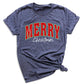 Merry Christmas Shirt – Retro Christmas T-Shirt, Family Matching Holiday Tee, Festive Xmas Trip Shirt