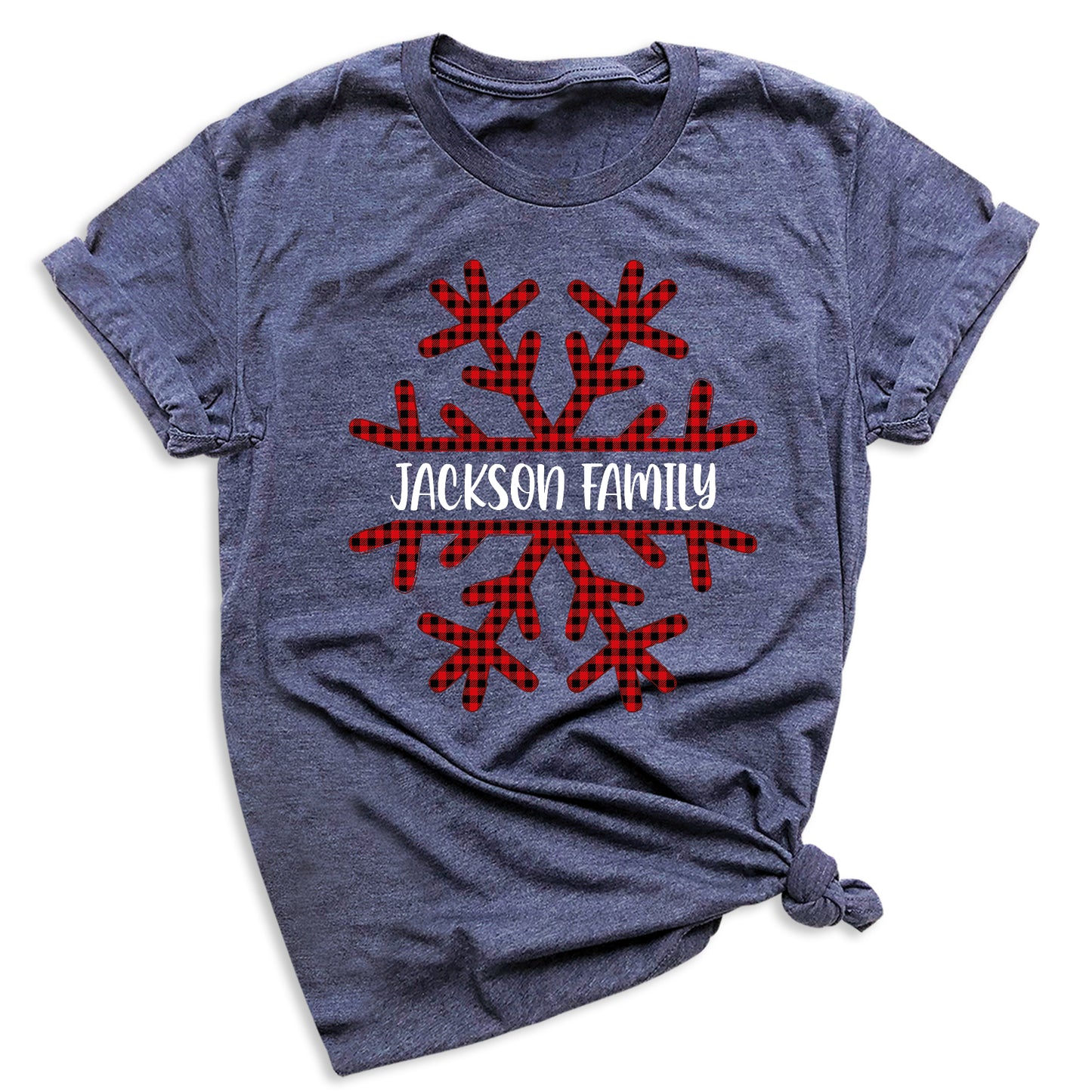 Custom Christmas Snowflake Shirts | Matching Family Holiday Tees
