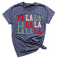 Christmas Fa La La Shirt – Music Lover Holiday Party Tee