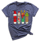 Christmas Teacher Shirt – Teacher Pencil Tee, Santa Holiday Shirt, School Xmas Teacher Life Top for Women
