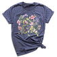 Wildflower Shirt – Vintage Floral Boho Tee for Women