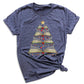 Books Tree Christmas Shirt – Book Lover Holiday Bookworm Tee