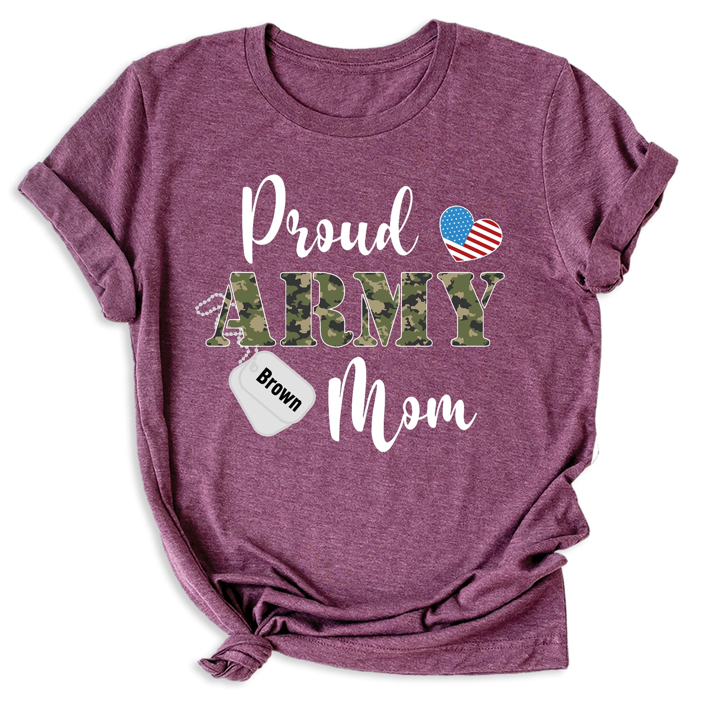 Custom Proud Army Mom Shirt – Mom Patriotic T-Shirt