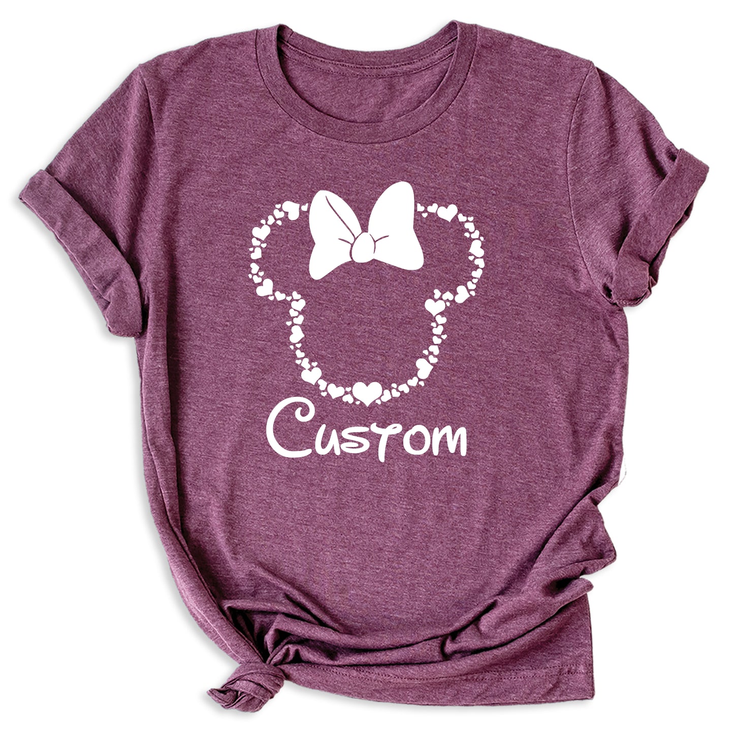 Custom Mickey Minnie Valentine Shirt – Disney Couple Matching Tee