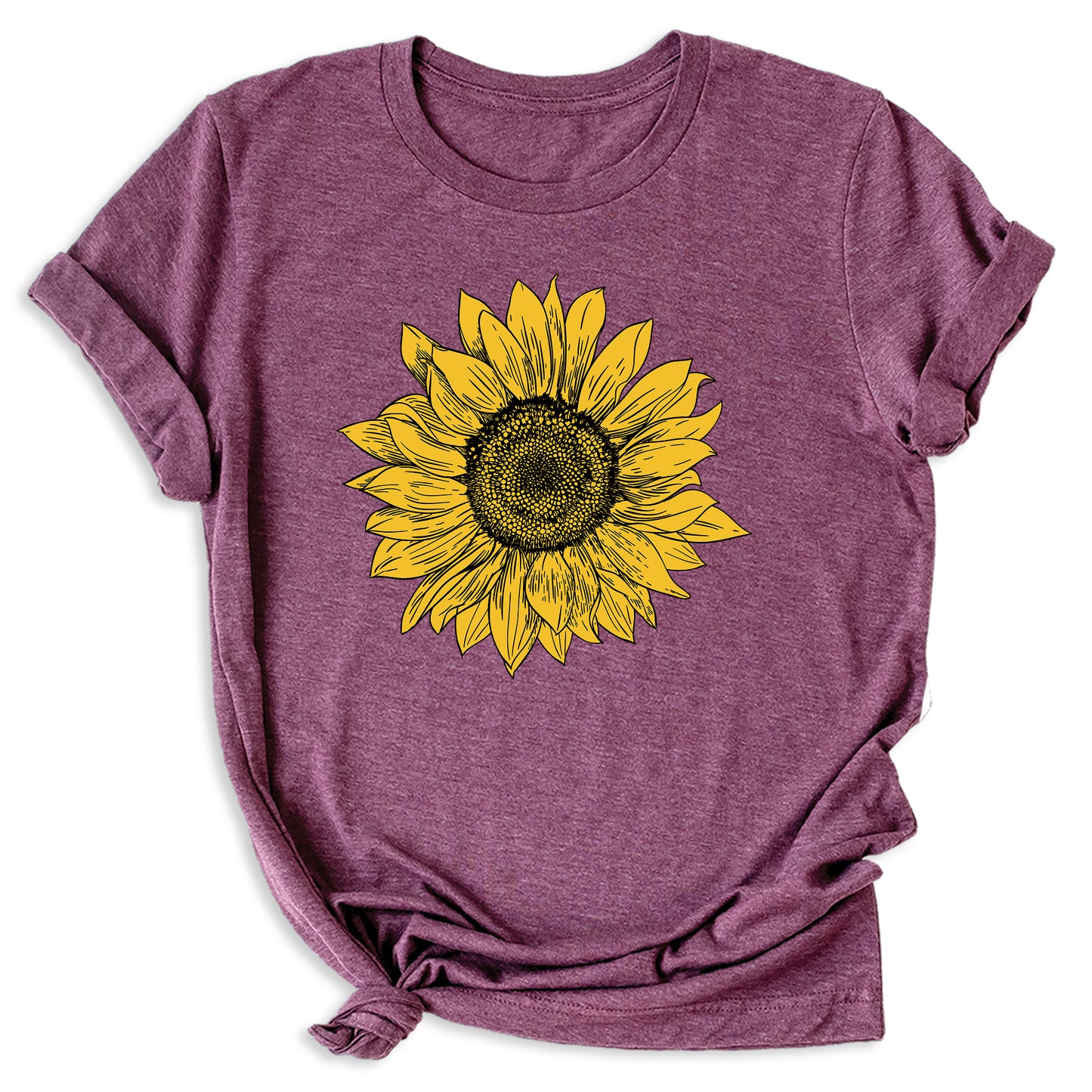 Cute Sunflower Shirt – Flower Garden Graphic Tee for Women, Mother's Day Gift