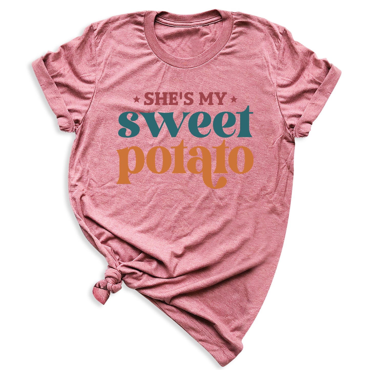Thanksgiving Matching Couple Shirt – She’s My Sweet Potato I Yam Tee