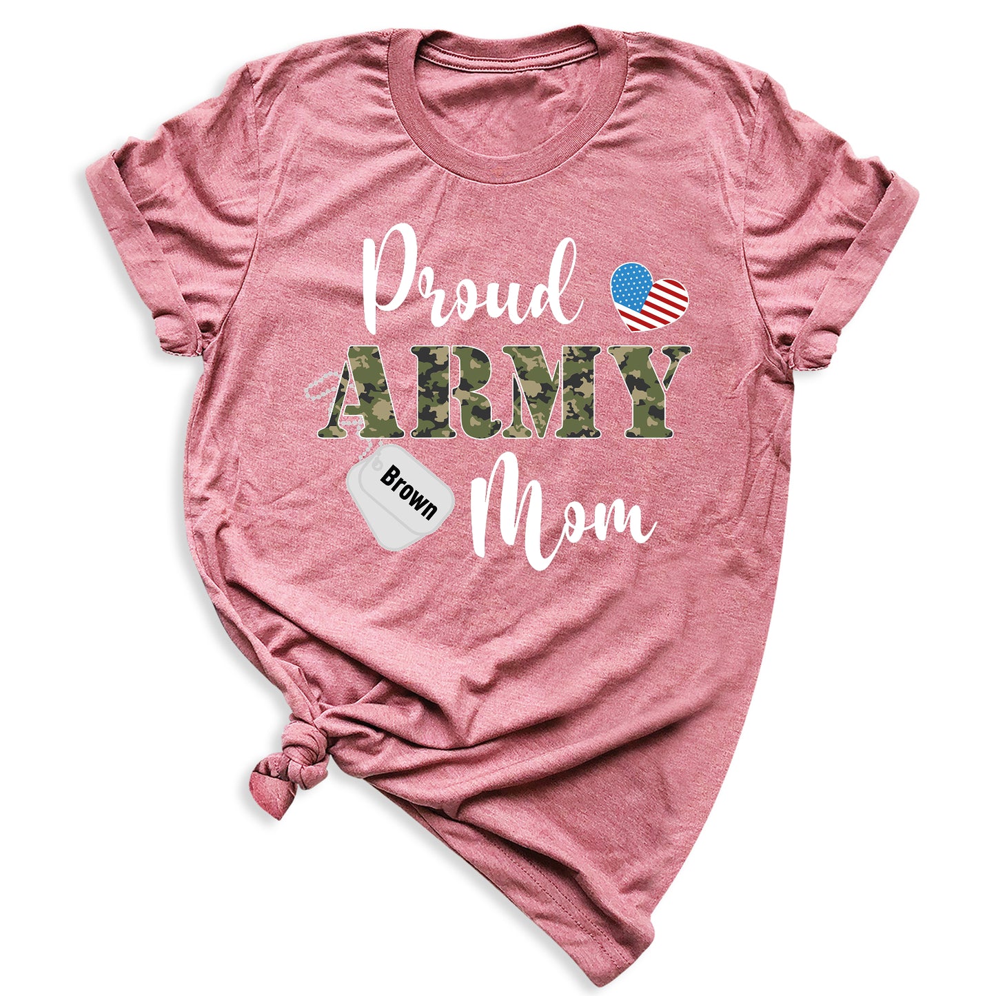 Custom Proud Army Mom Shirt – Mom Patriotic T-Shirt