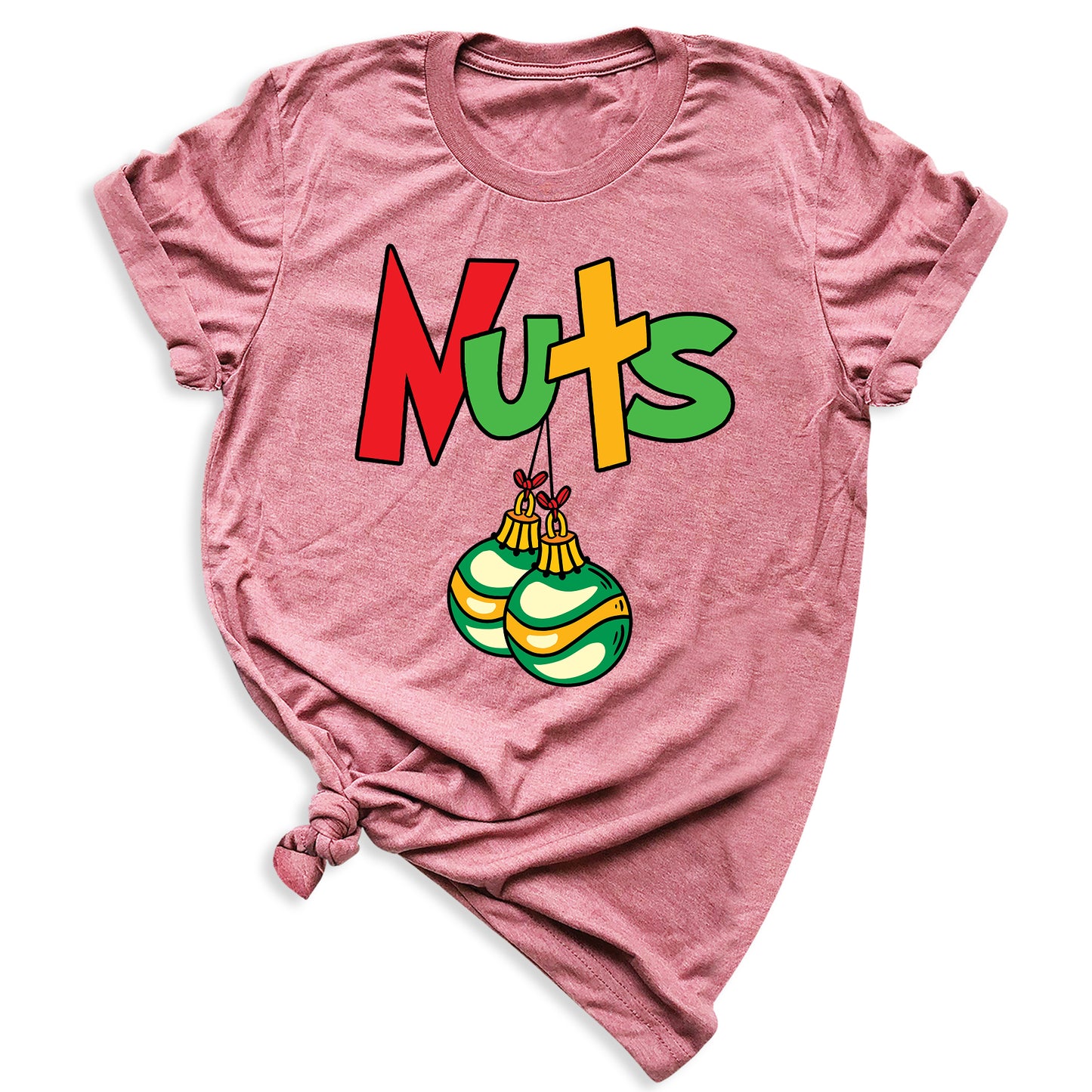 Christmas Chest Nuts Couple Shirts – Funny Matching Holiday Tees for Men & Women, Sarcastic Xmas Party Outfit, Boyfriend Girlfriend Gift