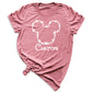 Custom Mickey Minnie Valentine Shirt – Disney Couple Matching Tee