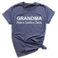 Personalized Grandma & Grandpa Shirt with Kids Names – Custom Mimi T-Shirt