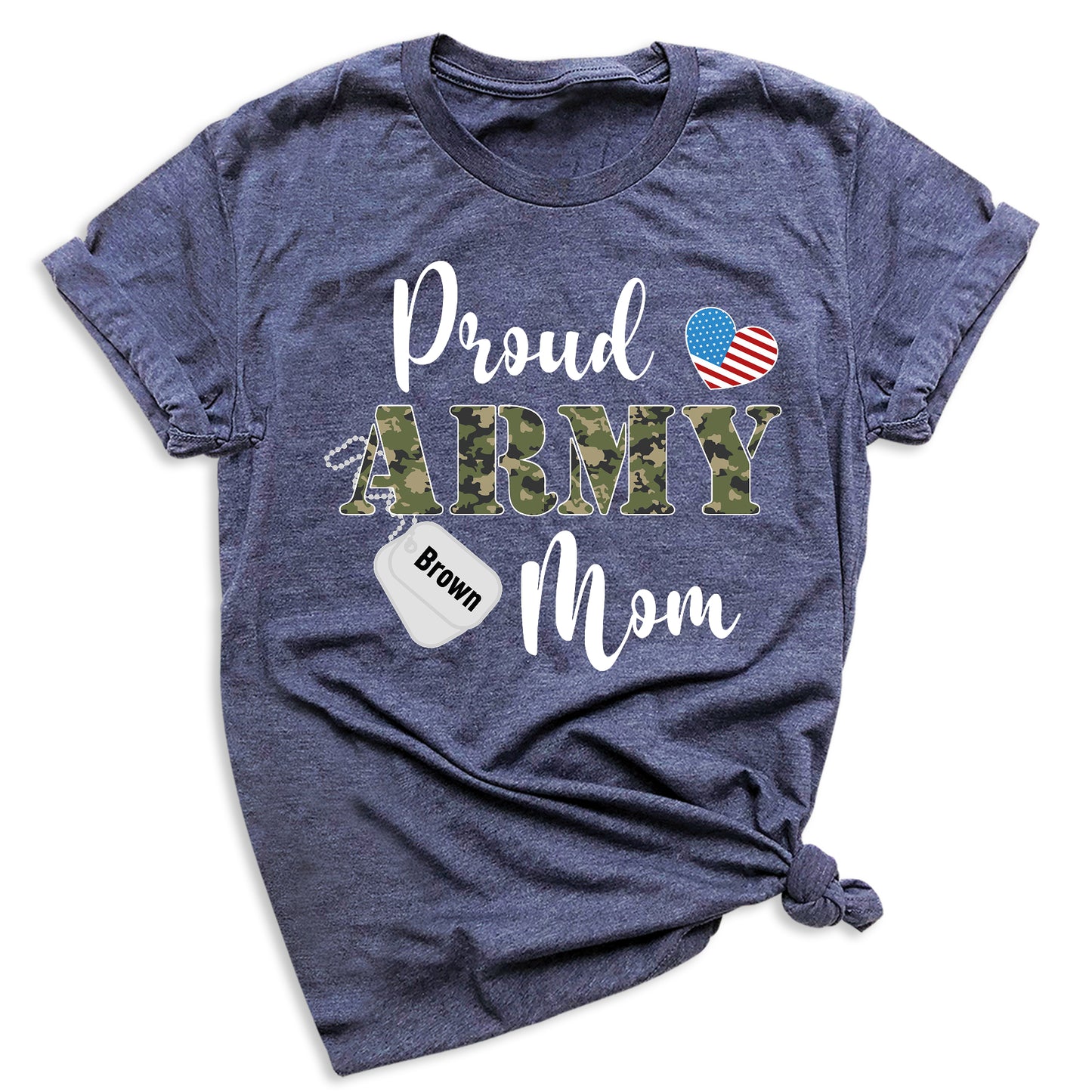 Custom Proud Army Mom Shirt – Mom Patriotic T-Shirt